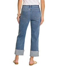 Tommy Bahama Denim Relaxed Turn Up Cuff Cropped Straight Leg Jeans