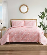 Tommy Bahama Distressed Water Leaves Cotton Quilt Mini Set