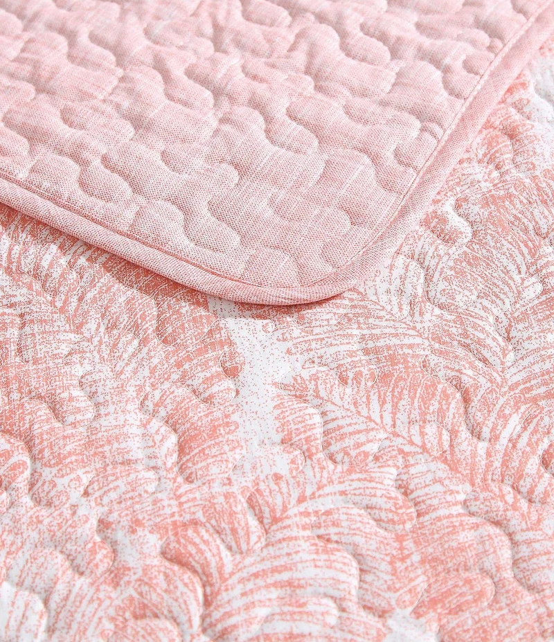 Tommy Bahama Distressed Water Leaves Cotton Quilt Mini Set