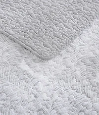 Tommy Bahama Distressed Water Leaves Cotton Reversible Quilt Mini Set