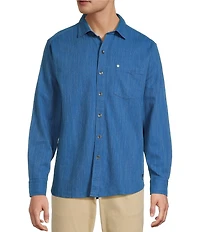 Tommy Bahama Dorado Stripe Long Sleeve Woven Shirt