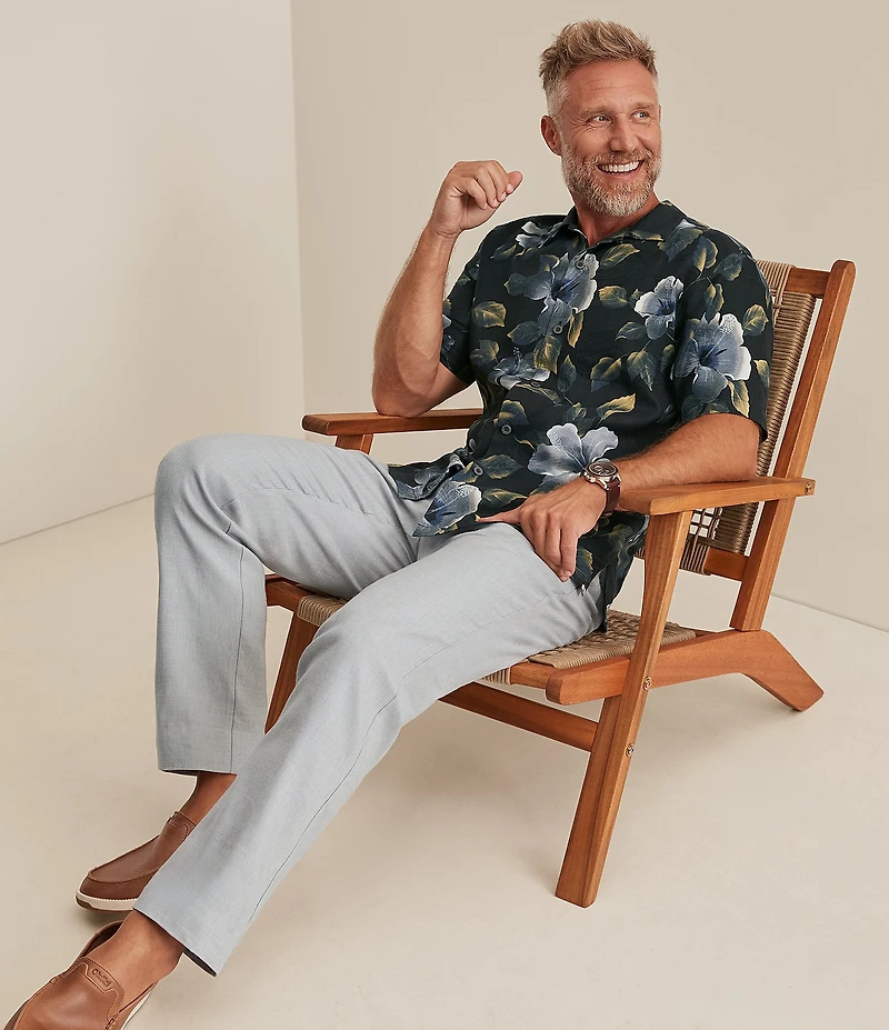 Tommy Bahama Elegant Eclipse Short Sleeve Woven Shirt