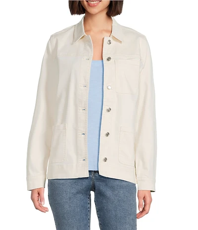 Tommy Bahama Ella Natural Denim Chore Coat
