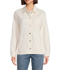Tommy Bahama Ella Natural Denim Chore Coat