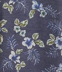 Tommy Bahama Emfielder Midnight Oasis Floral Print Short Sleeve Polo Shirt