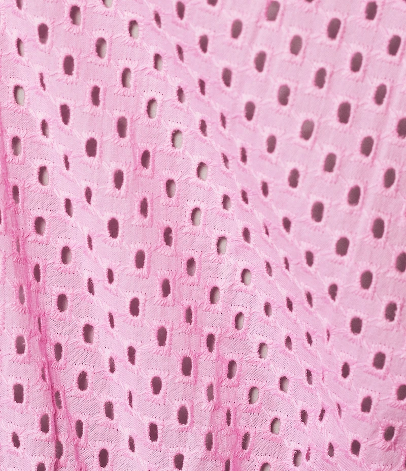 Tommy Bahama Organic Cotton Eyelet Cove V-Neck Swim Cover-Up Dress