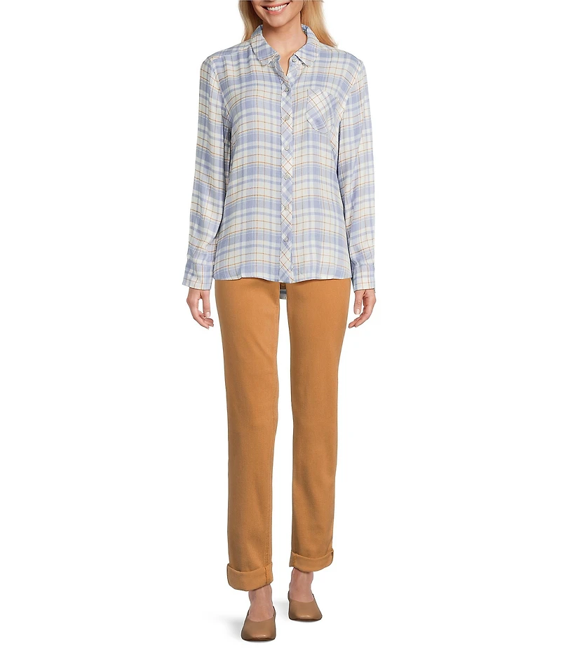 Tommy Bahama Flannel Coast Long Sleeve Button Front Flannel Shirt