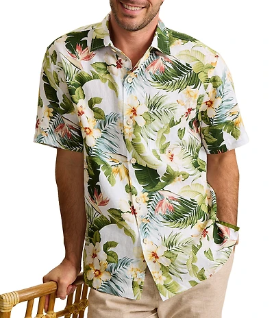 Tommy Bahama Flora Festival Short Sleeve Woven Shirt