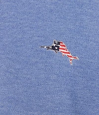 Tommy Bahama Geo Rio 5 O' Clock Americana Short Sleeve Polo Shirt