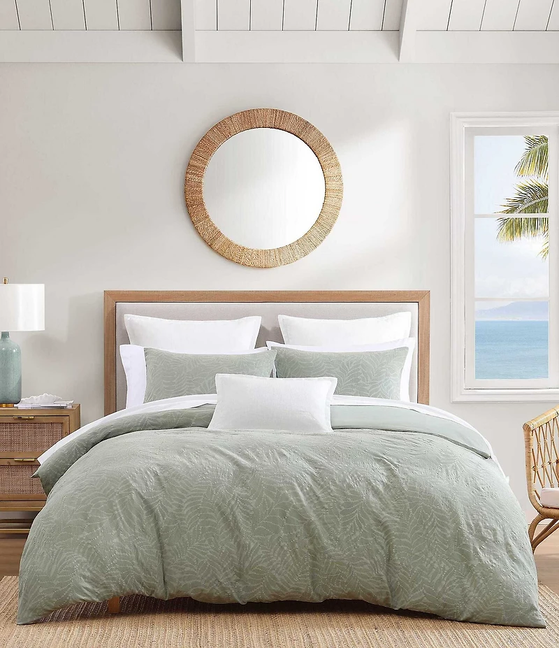 Tommy Bahama Harbor Palm Cotton Duvet Cover Mini Set