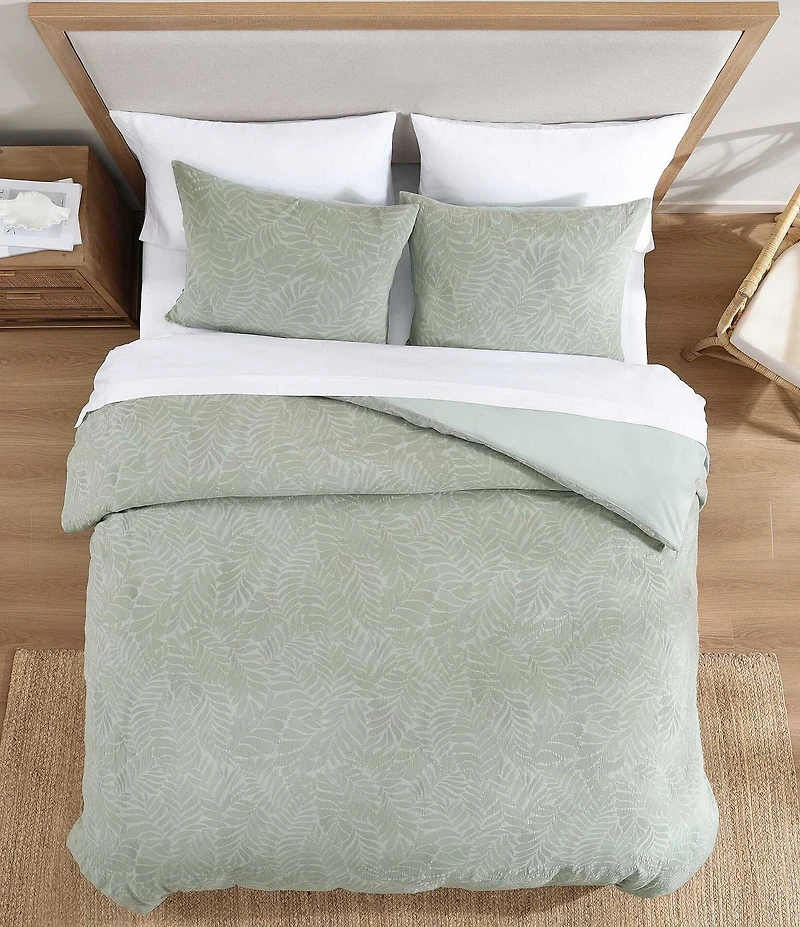 Tommy Bahama Harbor Palm Cotton Duvet Cover Mini Set