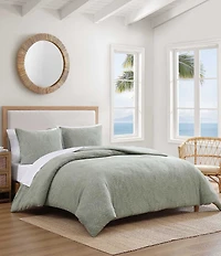 Tommy Bahama Harbor Palm Cotton Reversible Comforter Mini Set