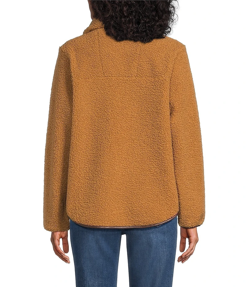 Tommy Bahama High Pile Fleece Long Sleeve Quarter Zip Jacket