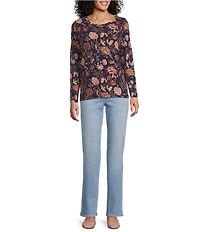 Tommy Bahama High Rise Straight Leg Denim Jeans