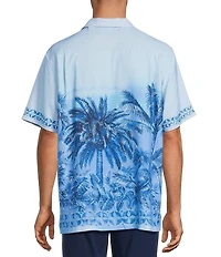 Tommy Bahama Hula Blues Short Sleeve Woven Camp Shirt