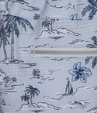Tommy Bahama Huntington Beach Views E-Waist Hybrid 8#double;Inseam Swim Trunks