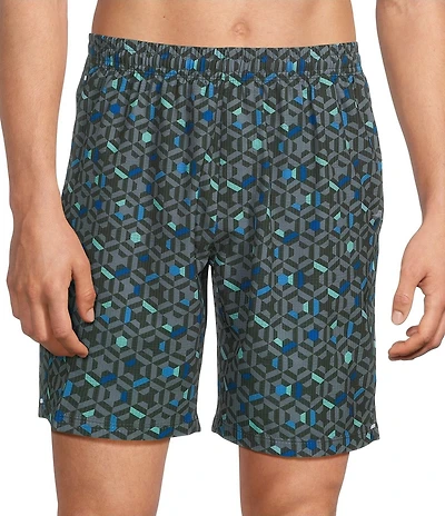 Tommy Bahama Huntington Mosaic Tiles 8#double; Inseam Swim Shorts