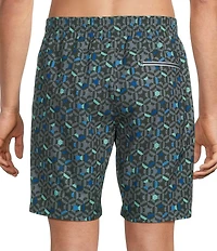 Tommy Bahama Huntington Mosaic Tiles 8#double; Inseam Swim Shorts