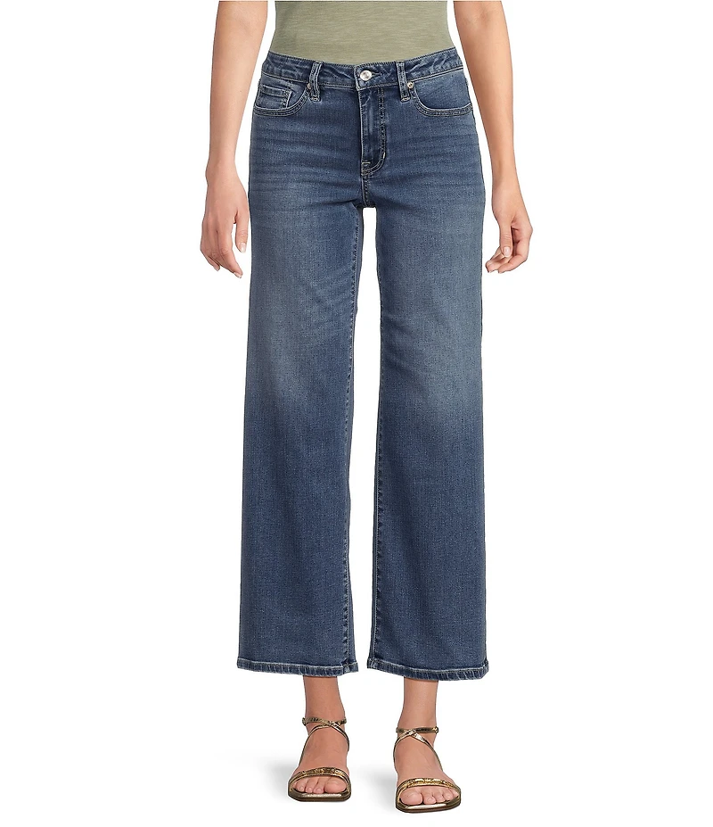 Tommy Bahama Indigo High Rise Wide Leg Cropped Jean