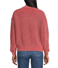 Tommy Bahama Indigo Palms Salt Wash V-Neck Long Sleeve Sweater