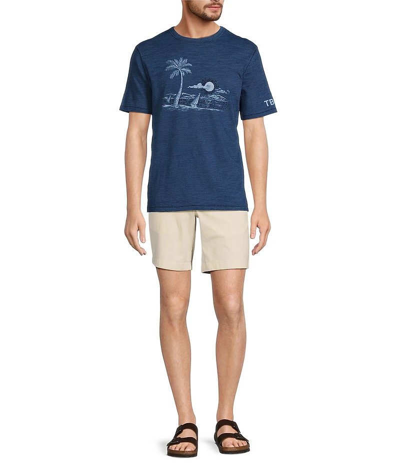 Tommy Bahama Indigo Sails Lux Short Sleeve Graphic T-Shirt