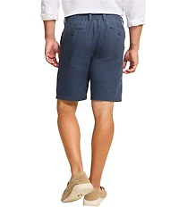 Tommy Bahama Isla Sands Stripe Single Pleat 9#double; Inseam Shorts