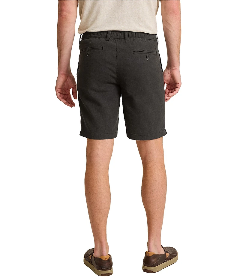 Tommy Bahama Isla Sands Stripe Single Pleat 9#double; Inseam Shorts