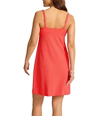 Tommy Bahama Island Cays Cabana Sweetheart Neck Spa Dress Swim Cover-Up