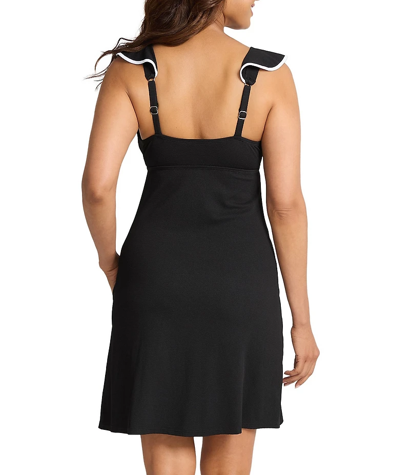 Tommy Bahama Island Cays Cabana V-Neck Spa Dress Swim Cover-Up