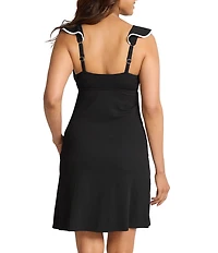 Tommy Bahama Island Cays Cabana V-Neck Spa Dress Swim Cover-Up