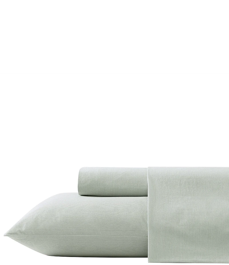 Tommy Bahama Island Cays Pinstripe Cotton Percale Sheet Set