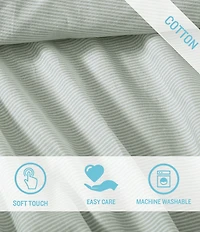 Tommy Bahama Island Cays Pinstripe Cotton Percale Sheet Set