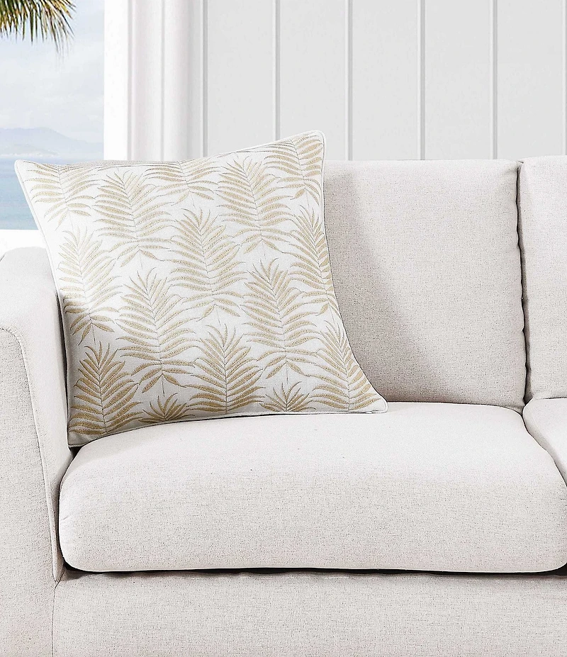 Tommy Bahama Island Estate Field Of Fronds Square Throw Pillow