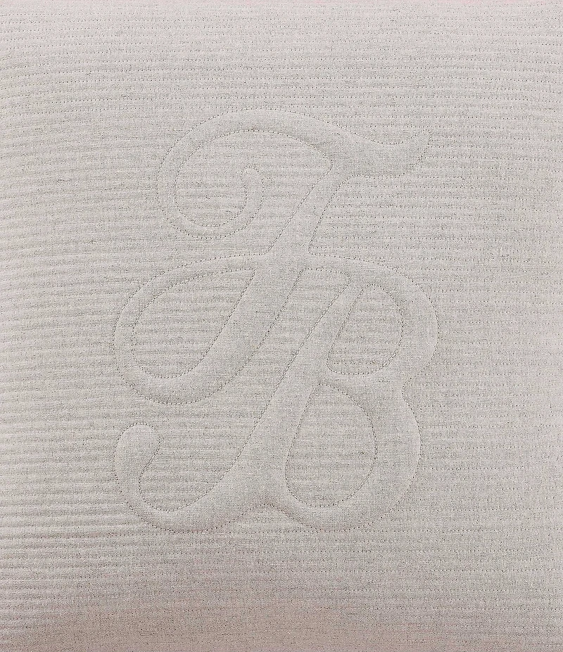Tommy Bahama Island Estate Quilted Logo Square Throw Pillow