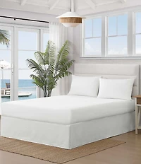Tommy Bahama Island Estate White Tailored Bed Skirt