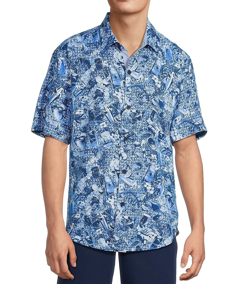 Tommy Bahama Island Mixer Short Sleeve Woven Shirt