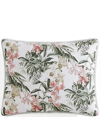 Tommy Bahama Island Orchid Pink Cotton Reversible Quilt Mini Set