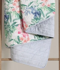 Tommy Bahama Island Orchid Reversible Quilt Mini Set
