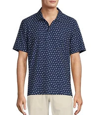 Tommy Bahama IslandZone Bahama Coast Deco Palms Short Sleeve Polo Shirt