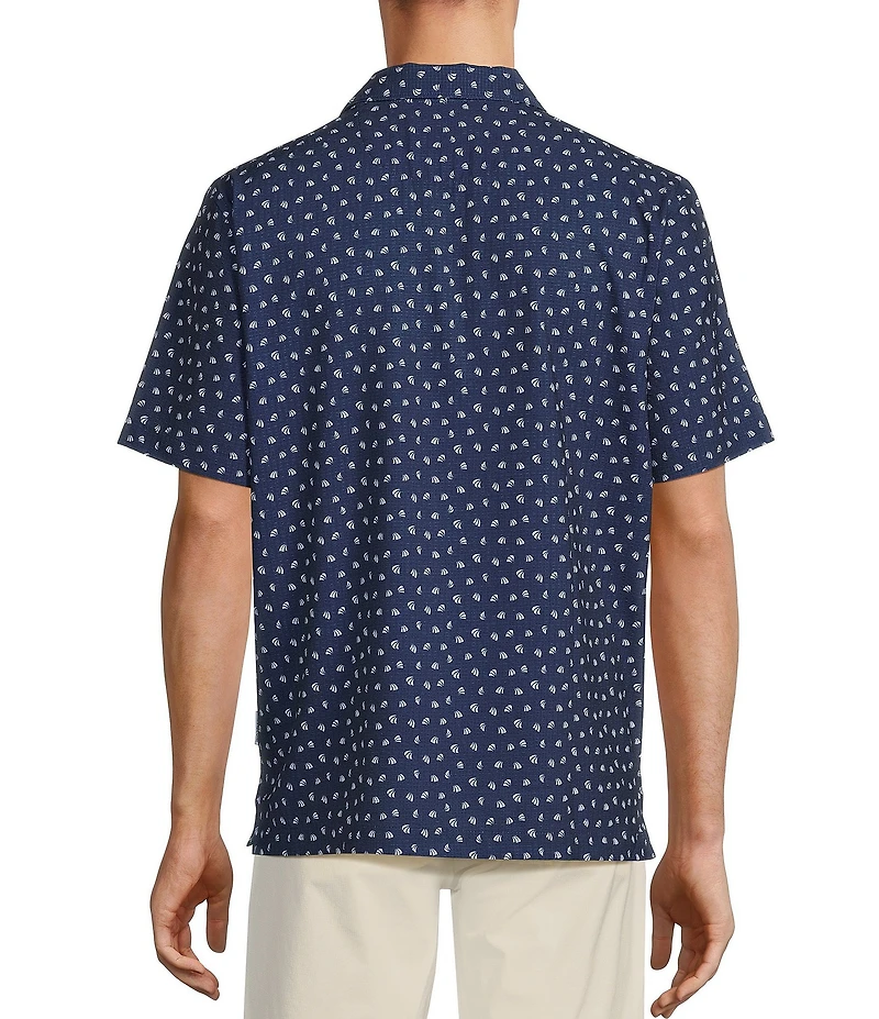 Tommy Bahama IslandZone Bahama Coast Deco Palms Short Sleeve Polo Shirt
