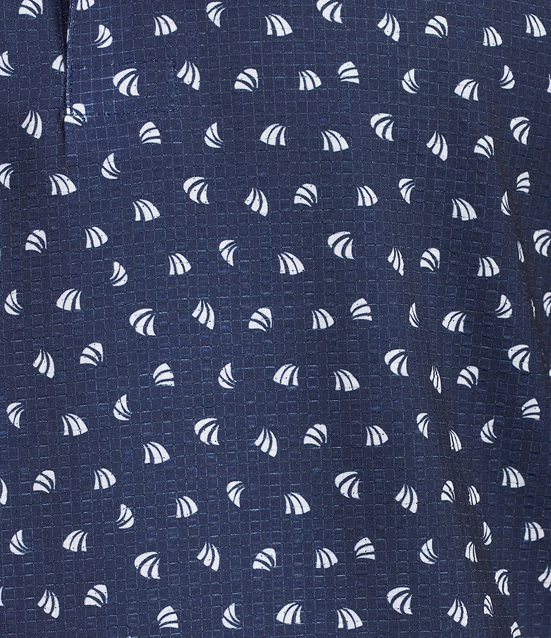 Tommy Bahama IslandZone Bahama Coast Deco Palms Short Sleeve Polo Shirt