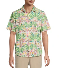 Tommy Bahama IslandZone Bahama Coast Palm Pointe Short Sleeve Woven Shirt