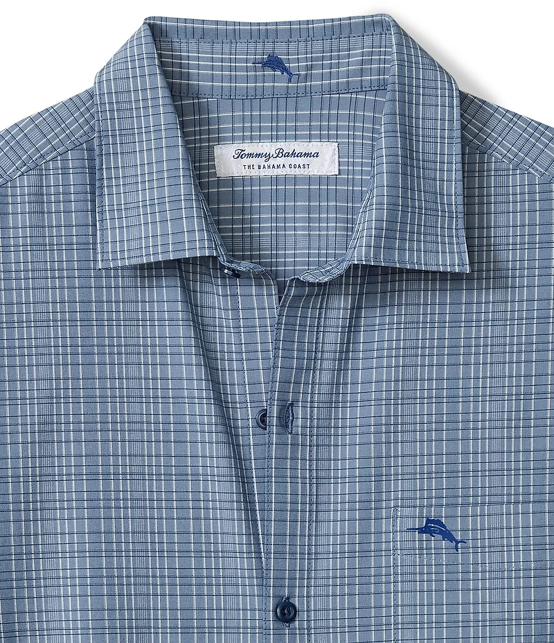 Tommy Bahama IslandZone Bahama Coast Tidal Check Long Sleeve Woven Shirt