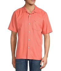 Tommy Bahama IslandZone Coastal Breeze Tonal Check Short Sleeve Woven Shirt