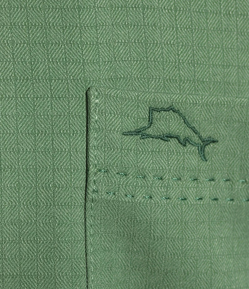 Tommy Bahama IslandZone Coastal Breeze Tonal Check Short Sleeve Woven Shirt