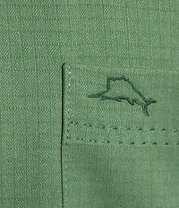 Tommy Bahama IslandZone Coastal Breeze Tonal Check Short Sleeve Woven Shirt