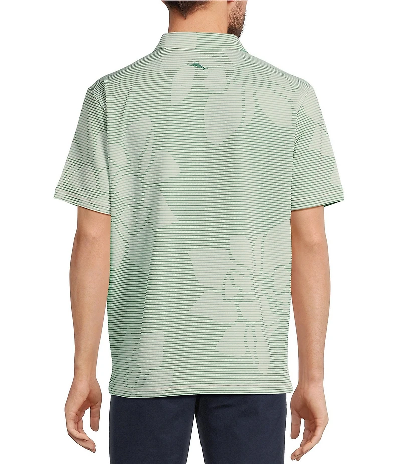 Tommy Bahama IslandZone Costa Wave Grande Fiorisce Short Sleeve Polo Shirt
