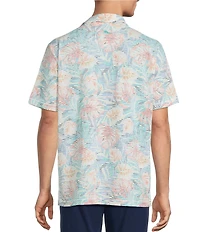 Tommy Bahama IslandZone Costa Wave Positano Palms Short Sleeve Woven Shirt