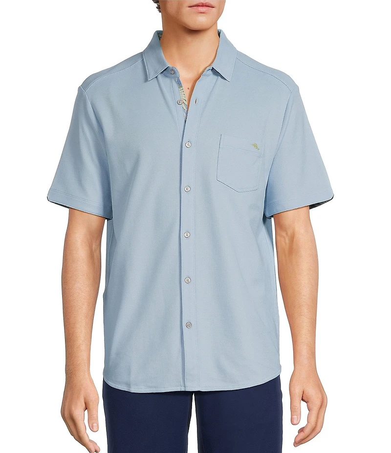 Tommy Bahama IslandZone Jungle Canopy 5 O' Clock Short Sleeve Woven Shirt