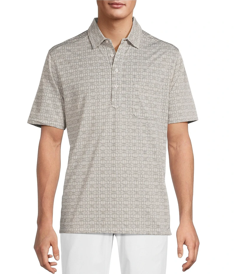 Tommy Bahama IslandZone San Lucio Shibori Splash Short Sleeve Polo Shirt
